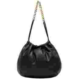 ◆당일◆25SS 니논 NINON 로고 체인 숄더백 블랙 PUAAT F61877 LZZ