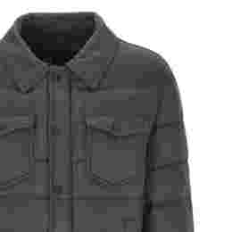 ◆당일◆25FW 라 데님 LA DENIM 패딩 자켓 차콜 PI011ULE 19288 9460