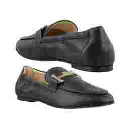 ◆당일◆25FW 여성 금장 더블 T 로퍼 블랙 XXW79A0DE70 MID B999