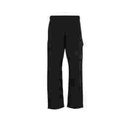 ◆당일◆25FW 렌즈 와펜 디아고날 기모 카고팬츠 블랙 19CMSP141A 005086W 999