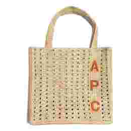 ◆당일◆25FW 준 JUNE 내추럴 로고 토트백 오렌지 RAAAI F67048 BME