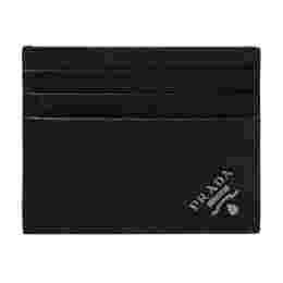 ◆당일◆25FW 사피아노 메탈 은장로고 카드지갑 블랙 2MC223 QME F0002