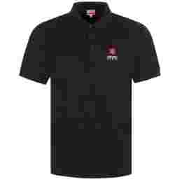 ◆당일◆24SS 보크 플라워 로고 자수 슬림핏 폴로 티셔츠 블랙 5PO536 4PU 99J