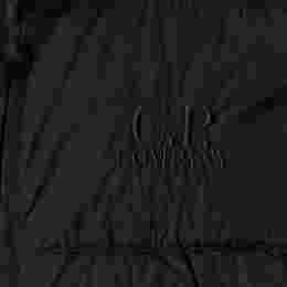 ◆당일◆25FW 로고 자수 패딩 조끼 블랙 19CMVE149A 005904G 999