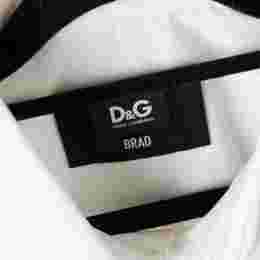 ◆14주년◆D&G 로고 셔츠 화이트 RS0936 TENB1