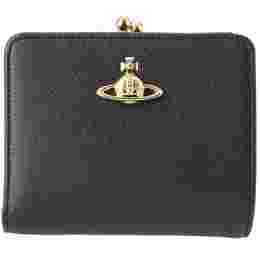 ◆당일◆25FW ORB 로고 사피아노 프레임 포켓 반지갑 블랙 5115002XW S0021 N402