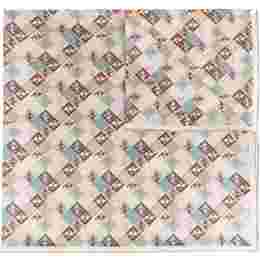 ◆당일◆25SS FF 마이크로 디아고날 스카프 네추럴 FXT091 AUMD F0VG2