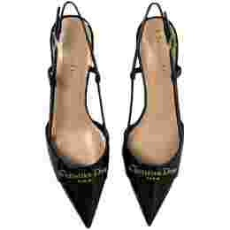 ◆당일◆25FW 카프스킨 슬링백 펌프 힐 블랙 KCV336VNI 900