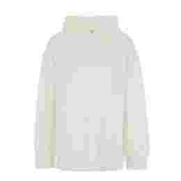 ◆당일◆25FW 비시에라 VISIERA 엠브로이더리 로고 블렌드 후드티 화이트 2529946011 001