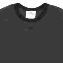 ◆당일◆25SS 로고 자수 콘트라스트 티셔츠 데님블랙 125JTS017JS0203 B155