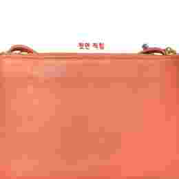 ◆스크래치◆로고 트리오 미디움 숄더백 리치 192033 CAD 27LY