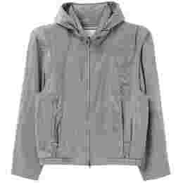 ◆당일◆25FW 자수 로고 나일론 트랙 자켓 그레이 W251JP16 925G