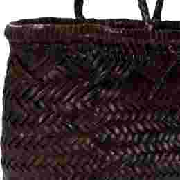 ◆당일◆25SS 트리플 점프 스몰 6라인 토트백 다크브라운 8811R DK BROWN