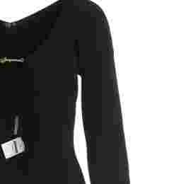◆당일◆24FW 라 마이유 프랄루 골드 로고 골지 가디건 블랙 223KN500 2190 990