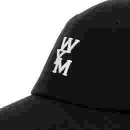 ◆당일◆25SS 로고 자수 볼캡 블랙 W251AC51 661B
