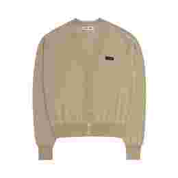 ◆당일◆25FW 로고 캐시미어 실크 가디건 알비노 화이트 MMF706 12PZ F0627