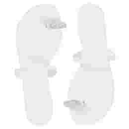 ◆당일◆24SS 링 스트랩 플랫 샌들 화이트 I700000 074