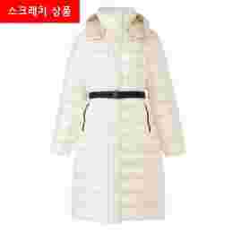 ◆스크래치1◆엘베지아 ELVEZIA 로고 패딩자켓 베이지 VDDJ01925K0001 BGL