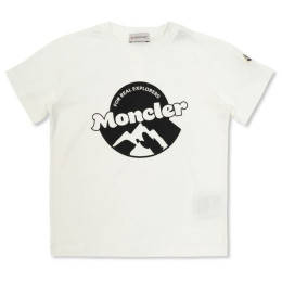 ◆키즈◆25SS 여성 로고 패치 티셔츠 화이트 8C000 25 89AFV 034