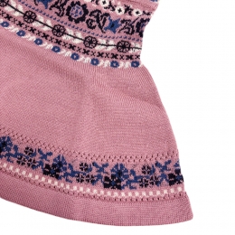 ◆키즈◆키즈 아일릿 리본 패턴 피오나 스커트 앤틱로즈 K2045W25 0D2