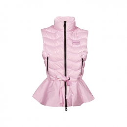 ◆당일◆사모나 SAMONA 웨이스트 드로스트링 패딩 조끼 라이트핑크 VDDV10131K0001 LPS
