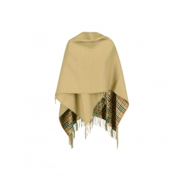 26SS 리버시블 체크 케이프 아카이브 베이지 8071673