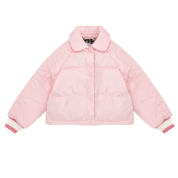 ◆키즈◆23FW 여성 로고 퀄팅 패딩 자켓 라이트핑크 8069477