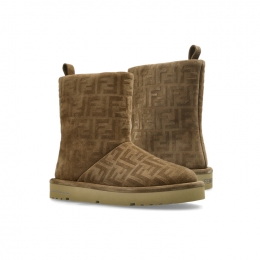 ◆당일◆25FW 아프레 쉬크 FF 모노그램 부츠 브라운 8T8606 ASA1 F0C23