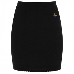◆당일◆23SS 비아 BEA 로고 자수 미니 스커트 블랙 1802000H Y000T N401