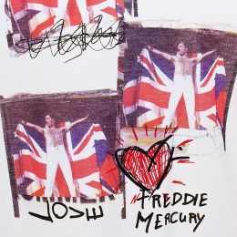 ◆12주년◆프레디 머큐리 프린트 티셔츠 화이트 G8Q66T G7DE1 W0800