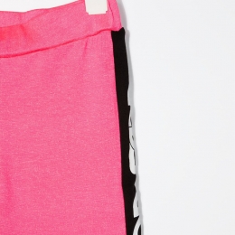 ◆키즈◆21SS 여성 로고 스트라이프 레깅스 핑크 027612FL 134