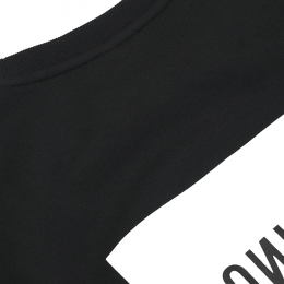 ◆12주년◆박스로고 컷오프 기모 반팔티 블랙 PE000235200 001