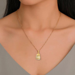 ◆당일◆22FW 클래식커넥트 스톤 펜던트 시트린 CLASSICCONNECT CITRINE