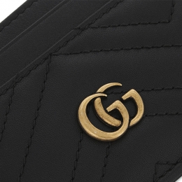 ◆당일◆26SS GG 마몬트 마틀라세 카드지갑 블랙 443127 DTD1T 1000