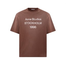 ◆당일◆26SS 로고 프린트 티셔츠 초콜렛브라운 CL0196 ADN