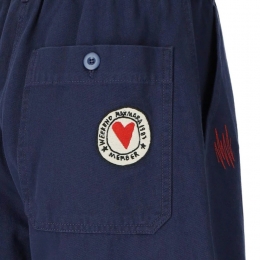 ◆당일◆25FW 로투스 LOTUS 로고 팬츠 울트라마린 2525136011 002