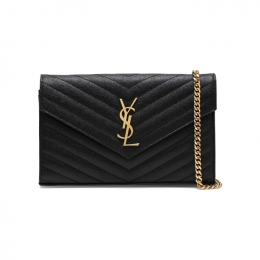 ◆당일◆26SS 금장 모노그램 마틀라세 체인백 블랙 377828 BOW01 1000