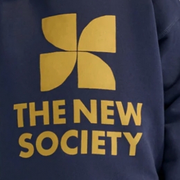 ◆키즈◆키즈 로고 맨투맨 네이비 TNS S INFINITI NA