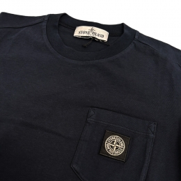 ◆키즈◆키즈 로고 패치 포켓 반팔 티셔츠 네이비 K1S16 2100004 S0047 V0020