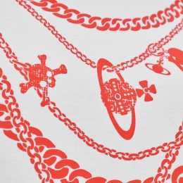 ◆당일◆25FW 체인 페루 티셔츠 화이트 3G01003V J001M A401