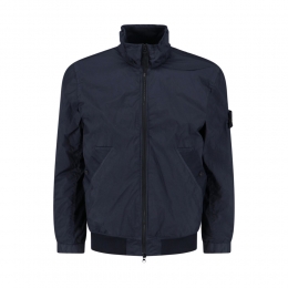 26SS 와펜 패치 가먼트다이드 클링클랩스 윈드자켓 네이비 L1S15 4100111 S0A23 V0020