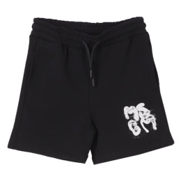 ◆키즈◆25SS 키즈 로고 밴딩 프린트 버뮤다 팬츠 블랙 S5MSJBBE024 110