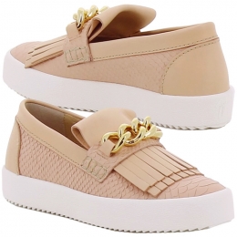 ◆12주년◆여성 메이 런던 골드체인 슬립온 RS7026 SHELL