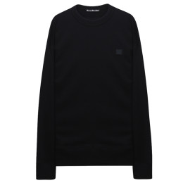 ◆당일◆23FW 페이스 패치 맨투맨 블랙 CI0076 900