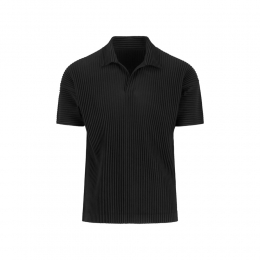 26SS 옴므플리세 플리츠 폴로 티셔츠 블랙 HP66 JM530 15
