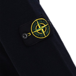 ◆14주년◆와펜 패치 크루넥 니트 네이비 7715526A1 V0020