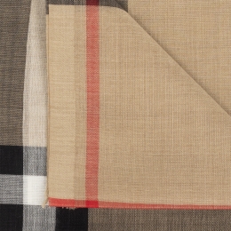 ◆당일◆26SS 자이언트 체크 거즈 스카프/머플러 아카이브베이지 8078779