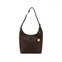 ◆당일◆26SS 로고 자수 버킷백 다크브라운 5BE098 2IFL F0ZKS