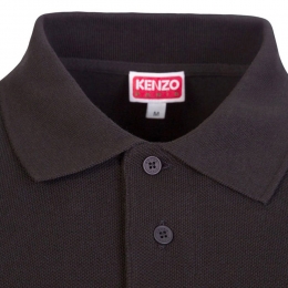 ◆당일◆24SS 보크 플라워 로고 자수 슬림핏 폴로 티셔츠 블랙 5PO536 4PU 99J