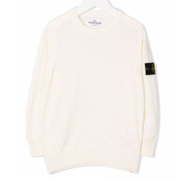 ◆키즈◆21FW 키즈 와펜 크루넥 니트 아이보리 7516509A4 V0099